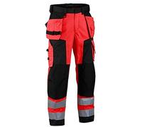 Blaklader 15672517 High - Vite Softshell Arbeitshose, colore: Rosso/Nero, C58