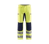 Blaklader 158518113389C148 - Pantaloni da lavoro elasticizzati leggeri High Vis, taglia C148