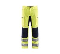 Blaklader 158518113399D112 - Pantaloni da lavoro elasticizzati leggeri High Vis, taglia D112