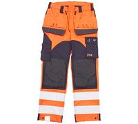 Blaklader 158915135389C56 - Pantaloni da lavoro per indurimento, modello Multinorm High Vis, colore: Arancione/Blu marino