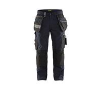 Blaklader 159013438699C52 - Pantaloni da uomo con elastico blu scuro e nero, taglia C52