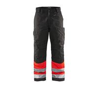 Blaklader 18621811 - Pantaloni invernali High Vite, rosso/nero, taglia D96