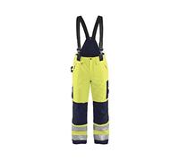 Blaklader 18851977 - Pantaloni invernali High Vite, Giallo/Marino, taglia D100
