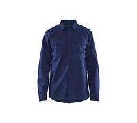 BLAKLÄDER - Camicia da uomo ignifuga blu marino L