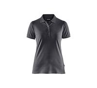Blaklader 330710359800L - Polo da donna, colore grigio scuro, taglia L