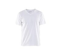 Blaklader 336010291000S - Maglietta con scollo a V, taglia S, colore: Bianco