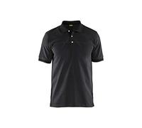 Blaklader 33891050 - Maglietta polo, taglia XXL, colore: Nero/Grigio scuro