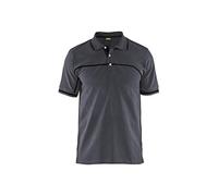 Blaklader 338910509699M - Polo da casa, taglia M, colore: Grigio medio/Nero