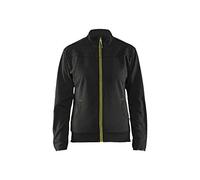 Blaklader 339425269933M - Felpa da donna con cerniera, taglia M, colore: Nero/Giallo