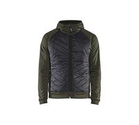Blaklader 346325264599L - Felpa ibrida, taglia L, colore: Verde oliva scuro