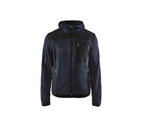 Blaklader 493021178699L - Cardigan, taglia L, colore: Blu navy scuro/Nero