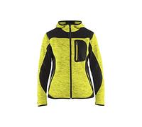 Blaklader 493121173399XXXL - Giacca a maglia da donna, colore: Giallo/Nero, XXXL
