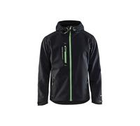 Blaklader 4949251799424XL - Giacca softshell, taglia 4XL, colore: Nero/Verde