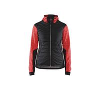Blaklader 593121175699XS - Giacca ibrida da da donna, colore: Rosso/Nero, XS