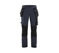 Blaklader 712216458699C48 - Pantaloni da donna elasticizzati a 4 vie, colore: Blu navy scuro/nero, taglia C48
