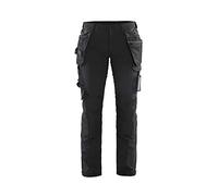 Blaklader 719216459998C48 - Pantaloni da lavoro da donna, elasticizzati a 4 vie, colore: Nero/Grigio scuro, taglia C48