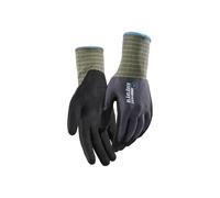 BLAKLADER Lot de 12 paires - Gants de travail en nitrile trempé 2934 - Gris clair 8 - Gants de travail