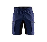 Blakläder 144918458699C52 - Pantaloncini da Servizio Stretch, Taglia C132, Colore: Blu Navy Scuro/Nero