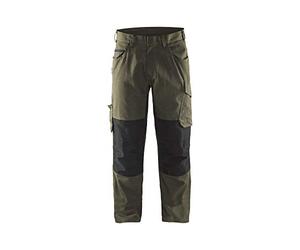 blaklaeder 149513304599d104 Service pantaloni alla zuava, Verde Oliva/Nero, D104