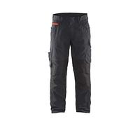 blaklaeder 149513309956 C148 Service pantaloni alla zuava, Nero/Rosso, C148