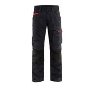 Blakläder 149513309956 C52 servizio pantaloni, nero/rosso, C52