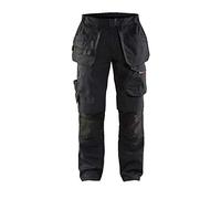 Blakläder 149613309956 C156 servizio pantaloni con chiodo da tasca, nero/rosso, C156