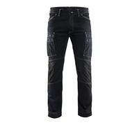 BLAKLÄDER - Pantalone service blu marino / nero 28