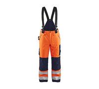 Blakläder 188519775389C44 - Pantaloni invernali High Vis, classe 3, C46, Orange/Marine Bleu