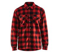 Blakläder 322511315699XL - Camicia in flanella foderata, taglia XL, colore: Rosso/Nero