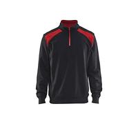 Blakläder 335311589956 X S con zip, taglia XS in Nero/Rosso 1