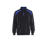 Blakläder 335311589985s con zip, taglia S in nero/blu 1