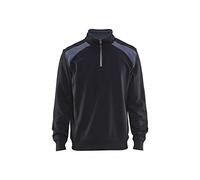 Blakläder 335311589994 X S con zip, taglia XS in Nero/Grigio 1