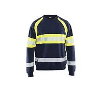 Blakläder 335911588933l ad alta visibilità Felpa taglia L in blu/giallo 1