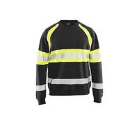 Blakläder 335911589933 X XXL taglia 3 X L Ad alta visibilità Felpa, colore: nero/giallo