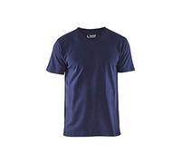 blakläder 336011658800 M maglietta con collo a v taglia M Navy Blu