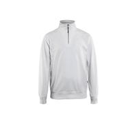Blakläder 336911581000s taglia S MEZZA ZIP felpa, colore: bianco
