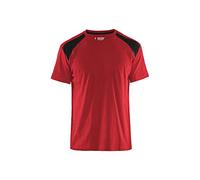 Blakläder 337910425699M Maglietta, Rosso/Nero, M