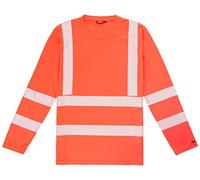 blaklaeder 338510135500 m Warn-maglietta a maniche lunghe, Rosso, M