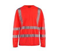 blaklaeder 3385101355004 X L Warn-maglietta a maniche lunghe, Rosso, 4 X L