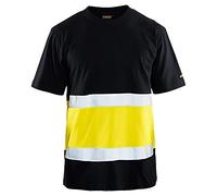 Blakläder 338710309933 x L, alta visibilità Dimensioni t-shirt in nero-giallo, XL