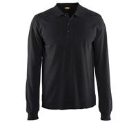 Blakläder 338810509900s taglia S Polo Maniche Lunghe, Colore: Nero