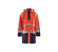 'blaklaeder 432420005389 m Warn della Pioggia Giacca Level 1, taglia M, colore: arancione/blu marino, M