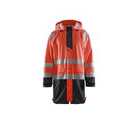 'blaklaeder 432420005599 X L avvertimento della Pioggia Giacca Level 1, Rosso/Nero, XL