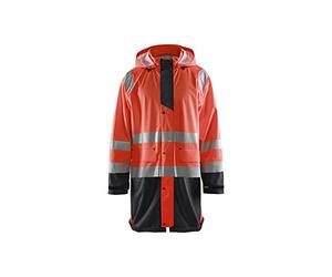 'blaklaeder 432420005599l Warn della Pioggia Giacca Level 1, Rosso/Nero, L