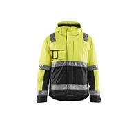 Blakläder 4870198733894XL - Giacca invernale High-Vis, classe 3, taglia 4XL, colore: Giallo/Blu marino, XL, High Vis giallo/nero