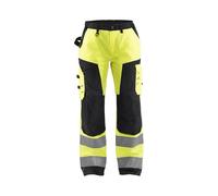 Blakläder 715518113399d24 dimensioni 24 "High-Vis Donna Pantaloni Senza Nail tasche, colore: giallo/nero
