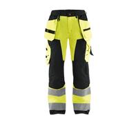 Blakläder 715618113399d24 dimensioni 24 "High-Vis Donna Pantaloni Con Tasche Per Unghie, Giallo/Nero