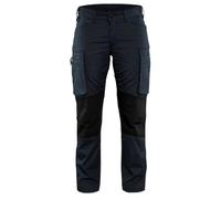 Blakläder 715918458699C32 - Pantaloni elasticizzati da donna, taglia C32, colore: Blu scuro/Nero