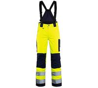 Blakläder 788519773389D20 pantaloni invernali ad alta visibilità, taglia da donna, giallo/blu navy, D20
