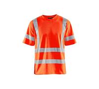 BLÅKLÄDER Blaklader 33801070 - Maglietta UV High Vis, Colore Arancione, 4XL
